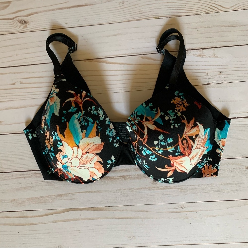 NWOT Soma Vanishing Back Full Coverage Floral Bra